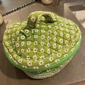 Vera Bradley Quilted Makeup Bucket Bag